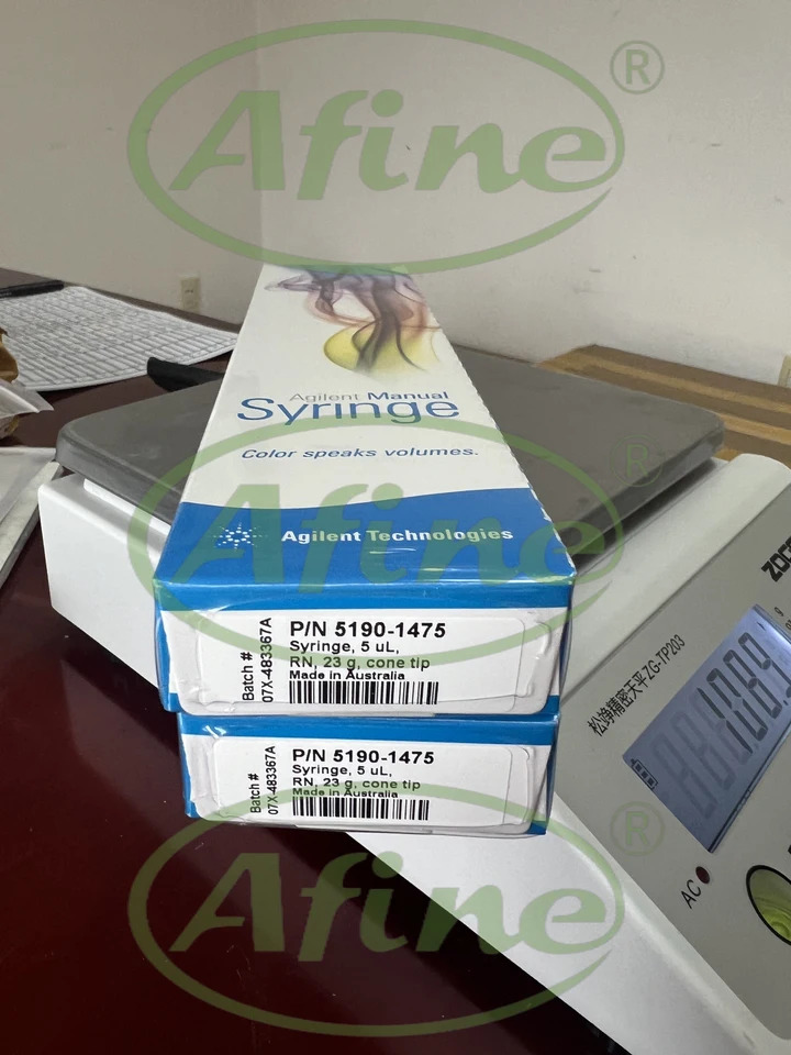 AFINE 수동 주사기 Agilent 5190-1475 이동식 23/70/콘 5.0 L