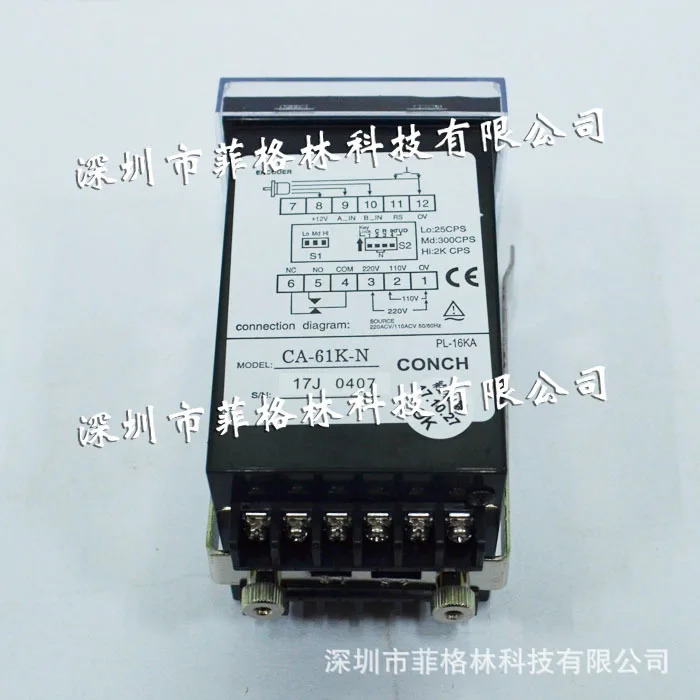 실물 CA-61K-N RS232 CA-62K-N 대만 Qisheng CONCH 카운터 교섭
