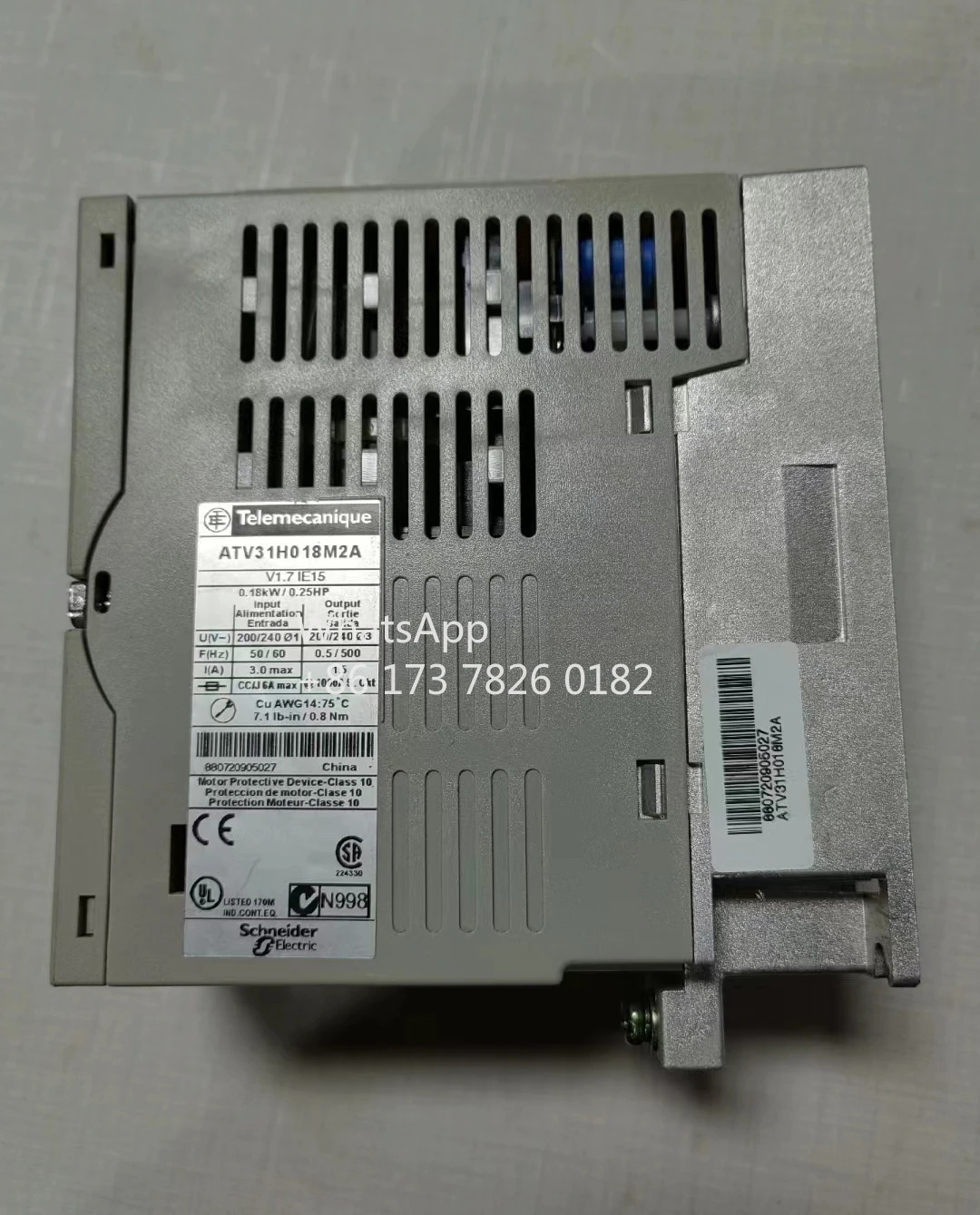 ATV31H018M2A 사인버터 0.18kW 리퍼 기능 작동 OK