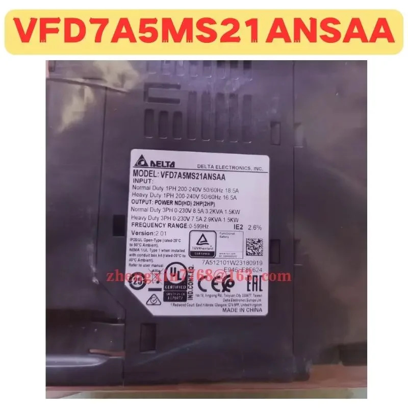 오리지널 주파수 변환기 VFD7A5MS21ANSAA 신