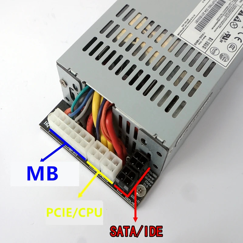 풀 모듈식 PSU 80 플러스 브론즈 플렉스 소형 1U K39 250W 전원공급장치 ENP-7025B ENP 7025B 신