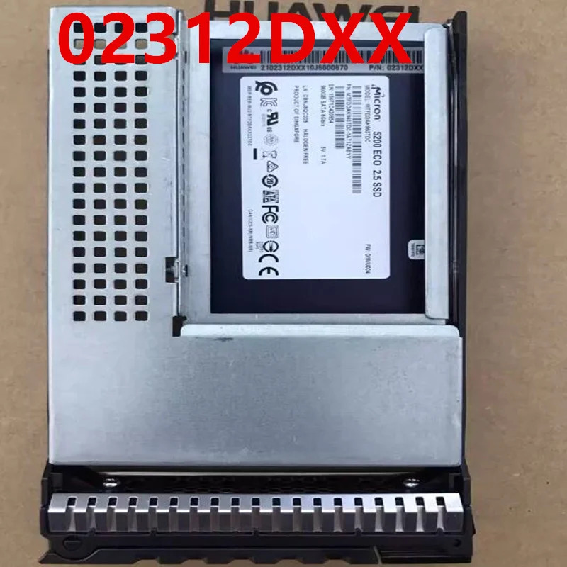 화웨이호환 RH2288H V5 V3 오리지널 솔리드 스테이트 드라이브 960GB 2.5 인치 SATA SSD 02312DXX 거신