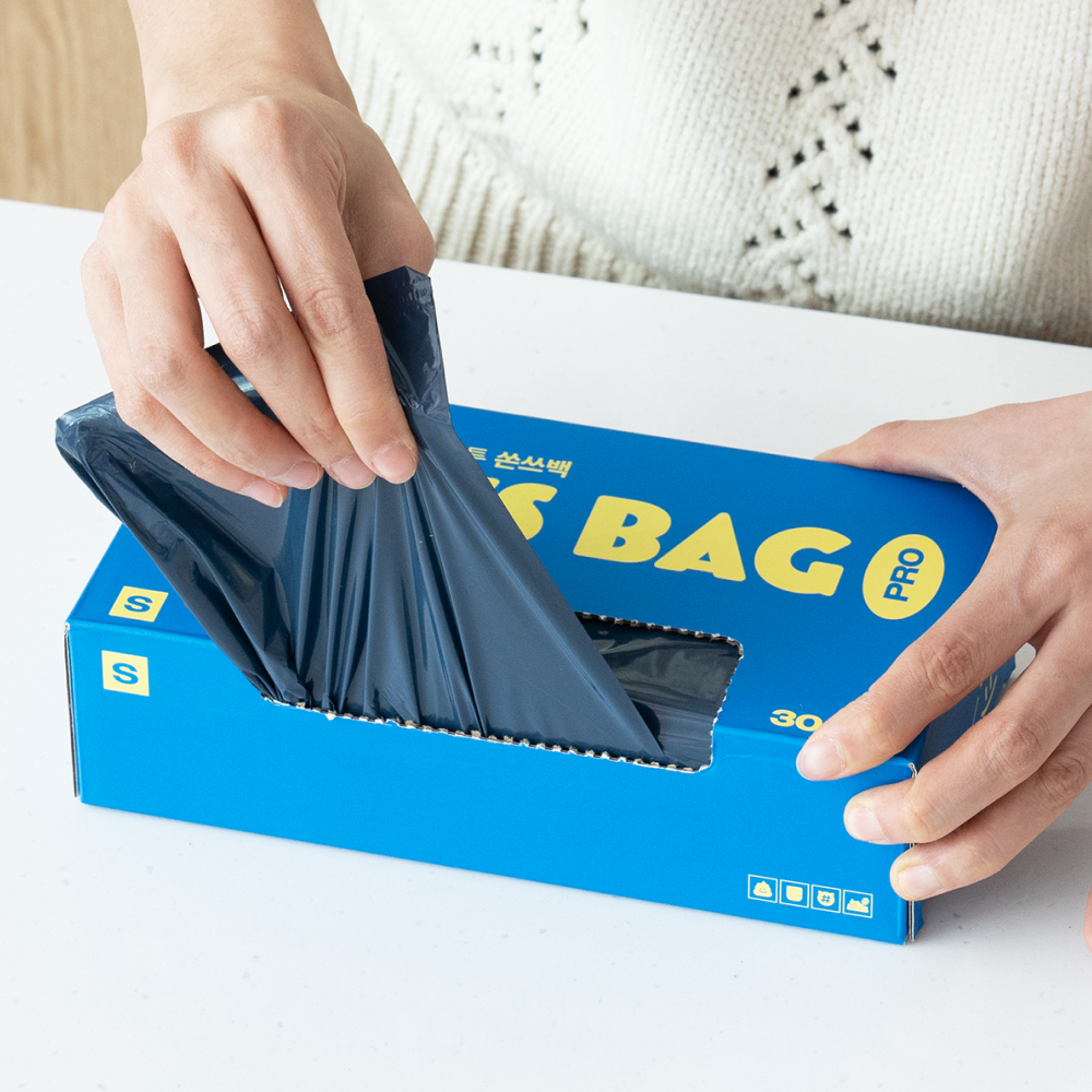 쏜쓰백 PRO 기저귀 냄새차단 봉투 뽑아쓰는 200매 300매 대용량 상품 이미지