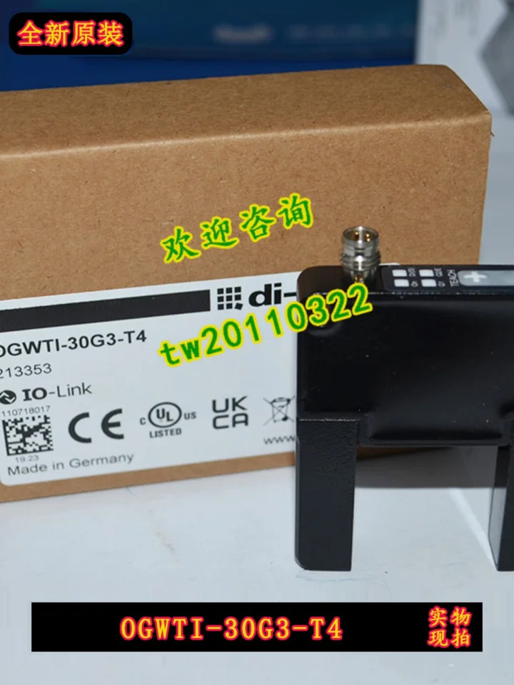 독일 Deshuo Rui Di-soric 센서 OGWTI-30G3-T4