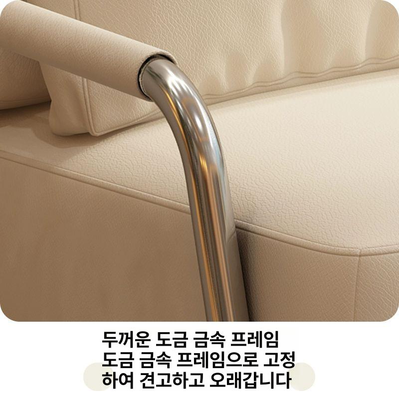 소형 더블소파조립식 패브릭 모듈형 등받이 원룸 벤치 틈새 대기 휴게실 컬러 간이 - 상세 이미지 3