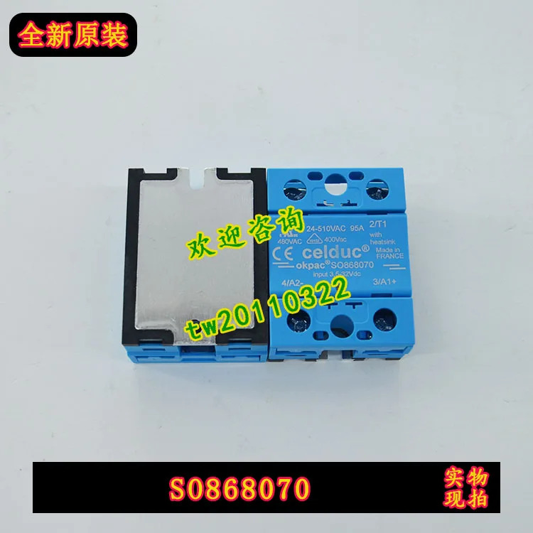 물리적 Sede Celduc 솔리드 스테이트 릴레이 24-510VAC 95A SO868070