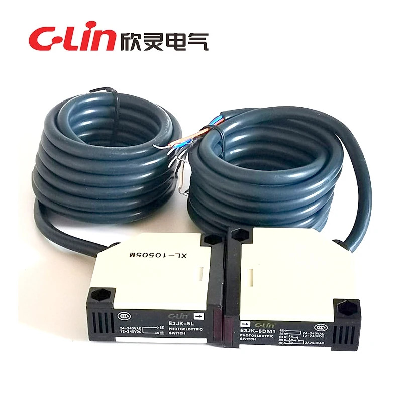 E3JK-5DM1 E3JK-5L 12-240VAC 대향 광전스위치 센서.1PCS