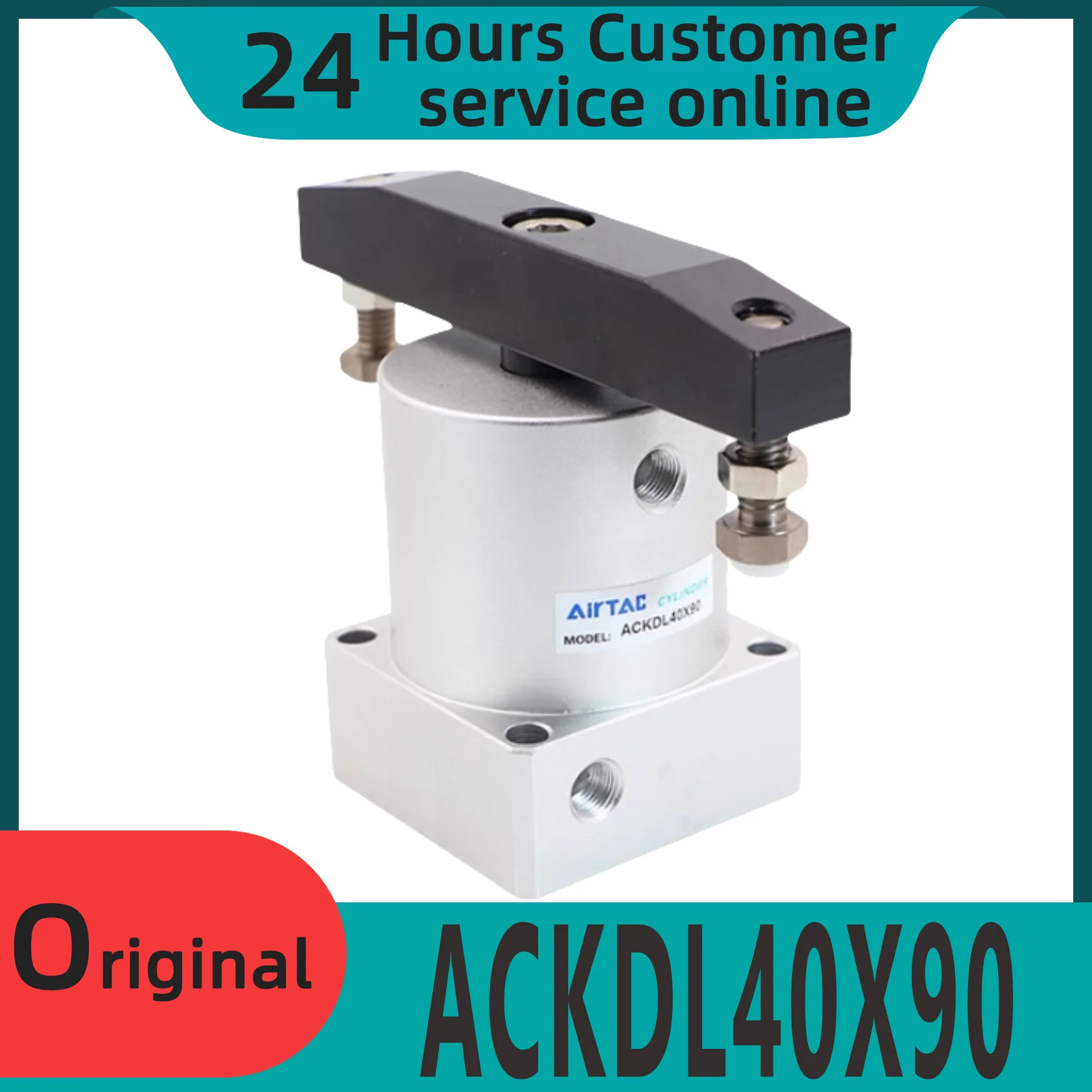 오리지널 각도 하향 회전 실린더 ACKDL40X90 ACKDR40X90 ACKL63X180 ACKL50X180 신