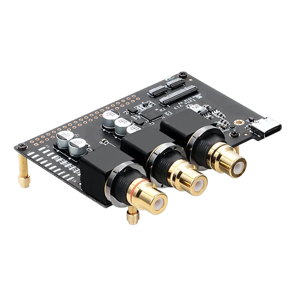 Khadas 톤 보드 USB DAC 고해상도 오디오 개발보드 XMOS XU208-128-QF48 ES9038Q2M