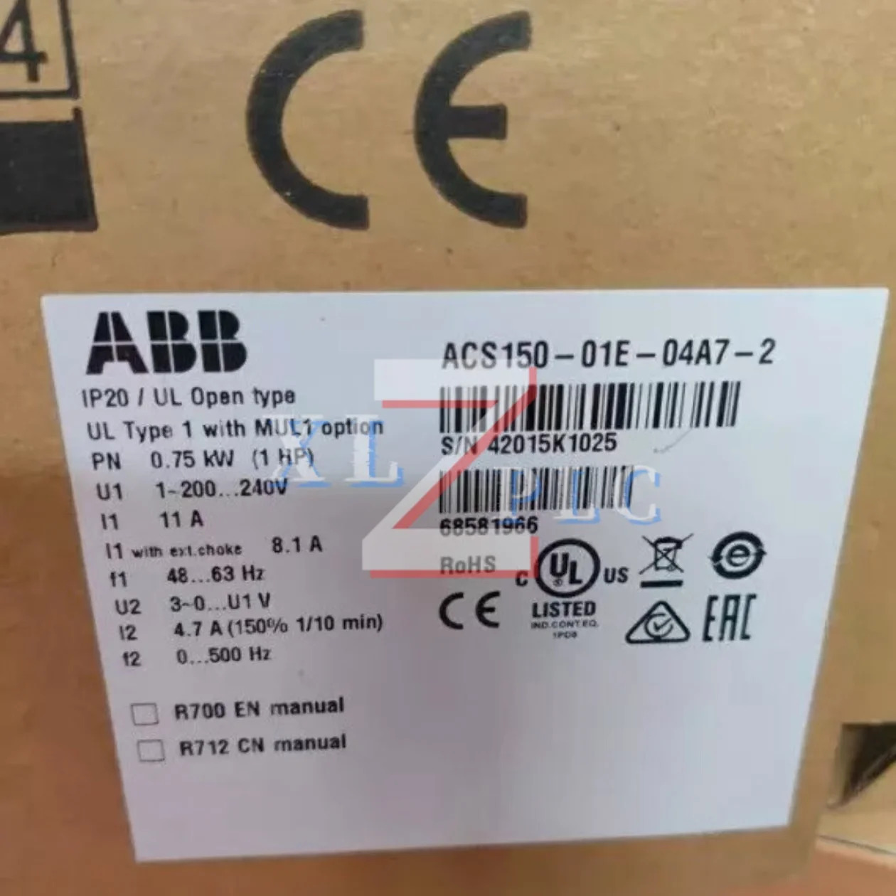 주파수 변환기 ACS150-01E-02A4-2 ACS150-01E-04A7-2 신규 입고