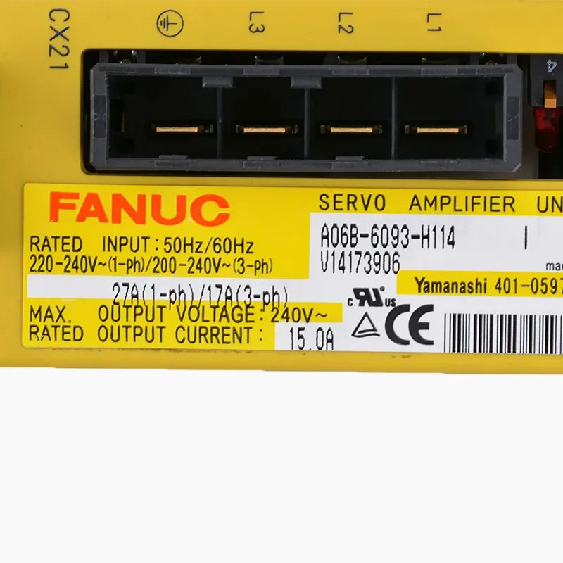 A06B-6093-H114 Fanuc 서보 드라이브 증폭기 12개월 A06B 6093 H114