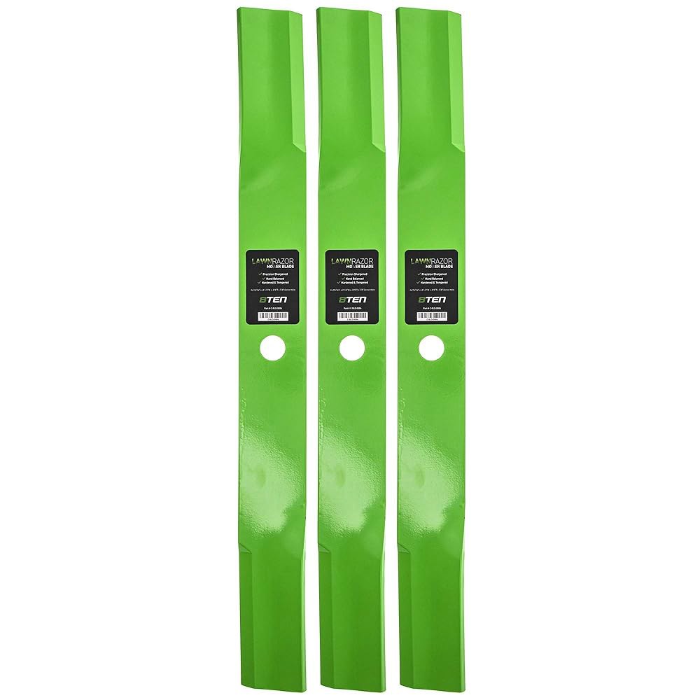 Mower Blade Set for John Deere 2032R 2520 AM38314 M119975 72 (High-Lift) M141786 inch AM102402 Deck - 상품 이미지