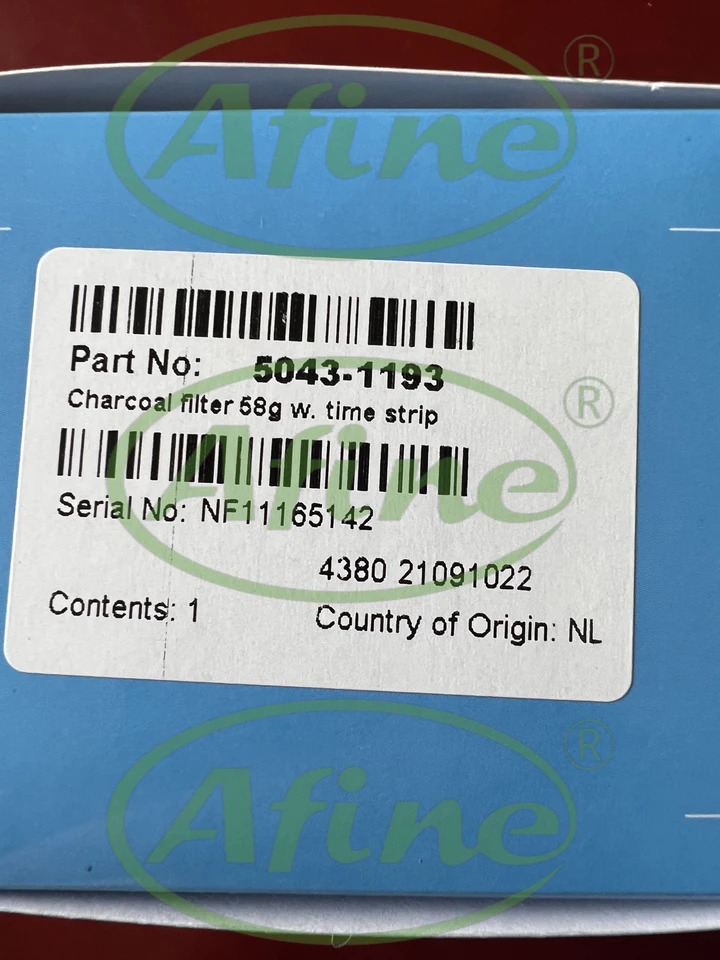 AFINE Agilent 5043-1193 58g 타임 스트립 안전숯 필터 GL14 스레드