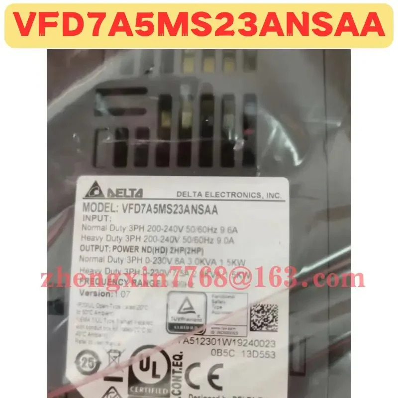 오리지널 주파수 변환기 VFD7A5MS23ANSAA