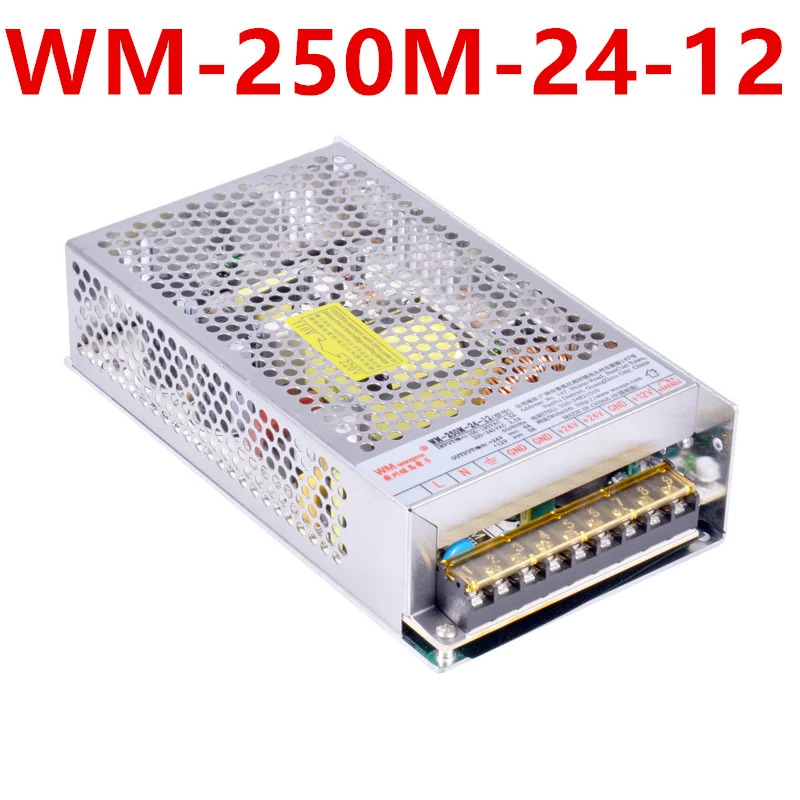 WANGM호환A 24V8A 12V5A 250W WM-250M-24-12 새 전원공급장치