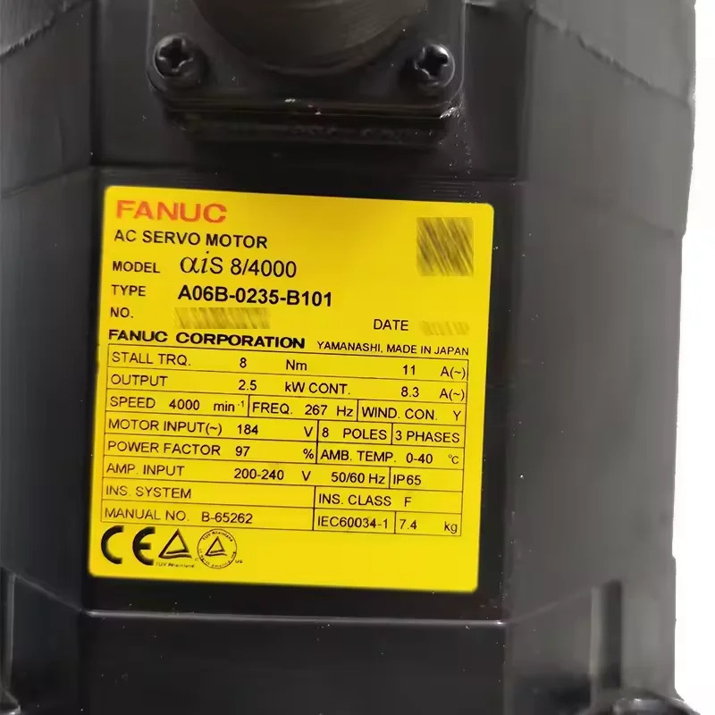 A06B-0235-B101 Fanuc 서보모터 리퍼 완료 Ok A06B 0235 B101