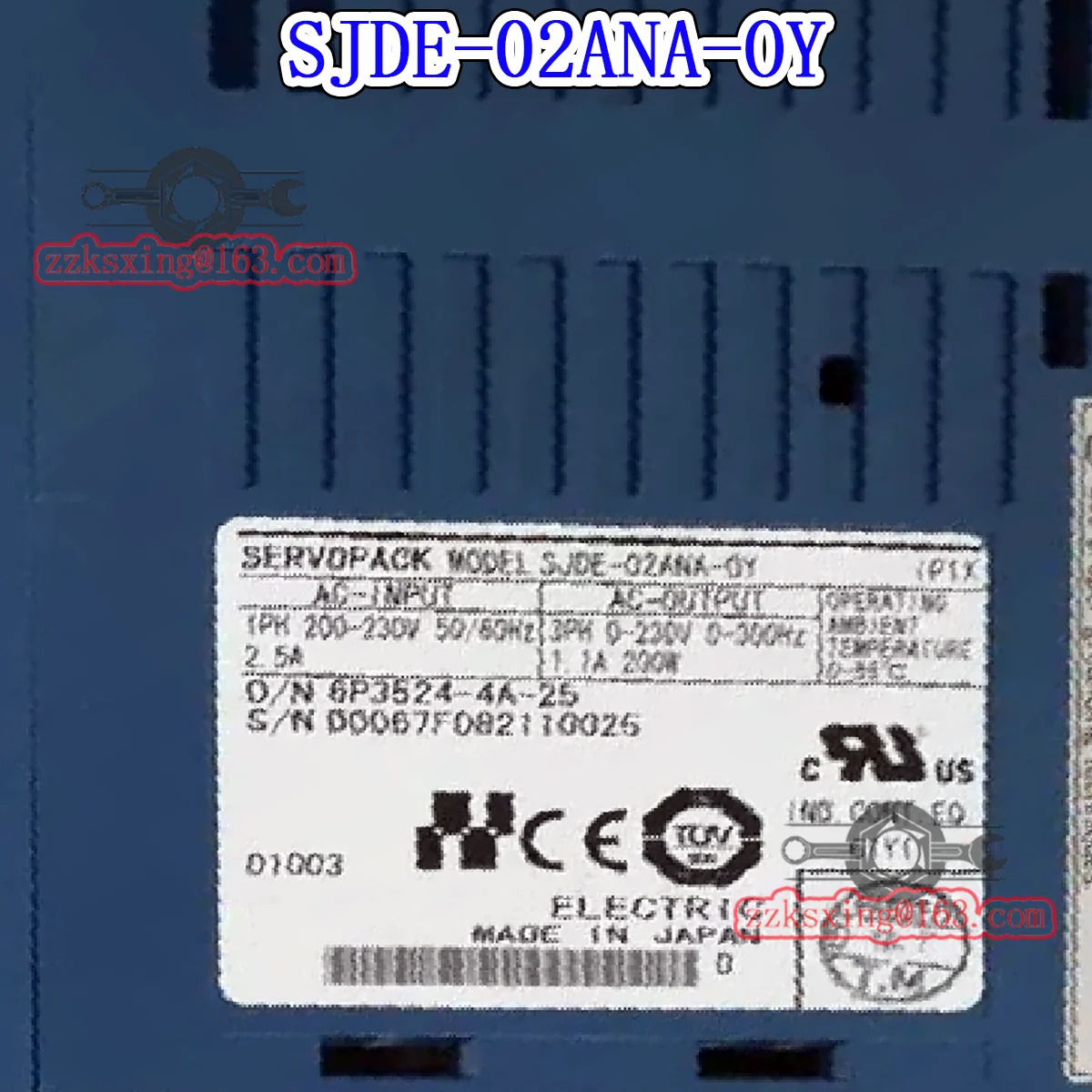 SJDE-02ANA-OY 오리지널 AC 서보 드라이버 신