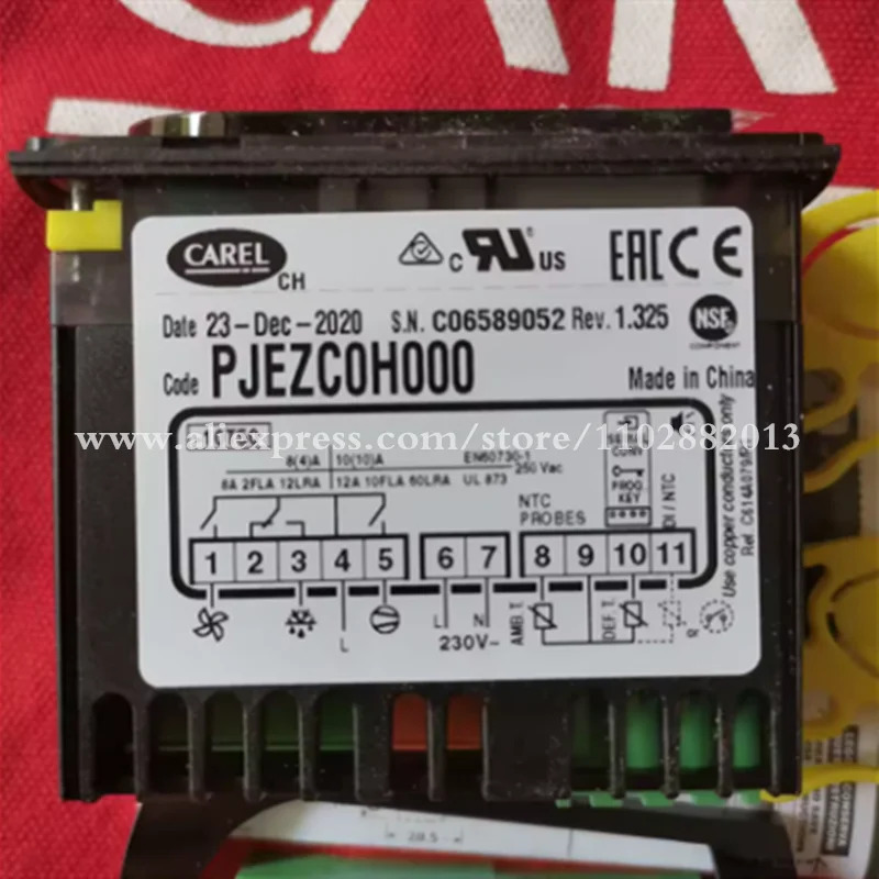 PJEZCOHOOO 3 출력 동결 해동 온도 컨트롤러
