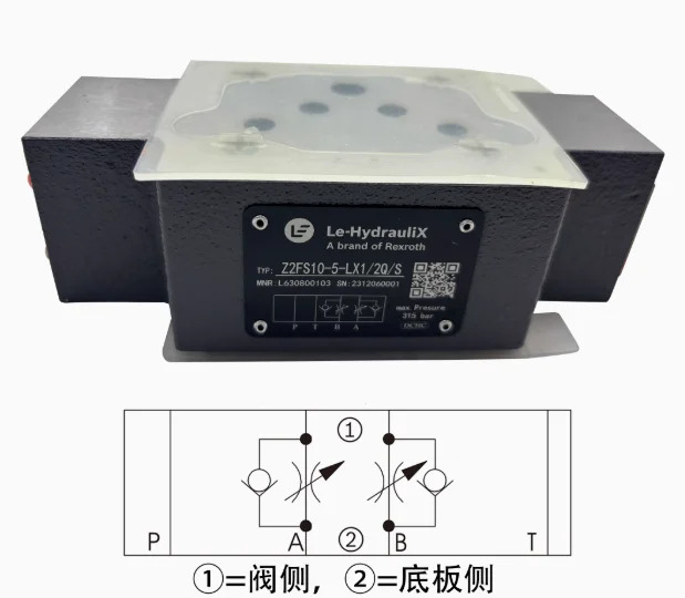LE HYDRAULIX 유압 밸브 속도 제어 Z2FS6-2-LX1/2Q/S Z2FS10-2-LX1/2Q/S
