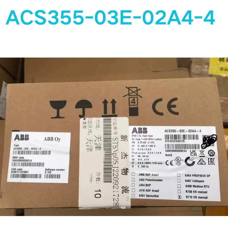 ACS355-03E-02A4-4 주파수 변환기 모듈