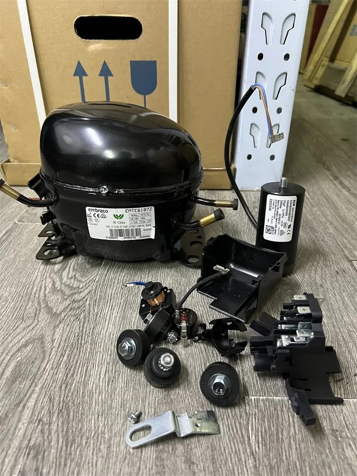 오리지널 엠브라코 압축기 R134A EMTE6187Z 187W