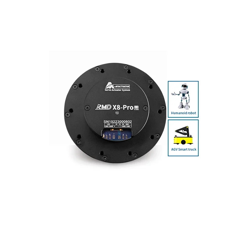 RMD-X8 프로 19 V2 브러시리스 DC 서보모터 토크 BLDC 팬케이크 모터 유성 감속기 암 24V-48V 13N.M