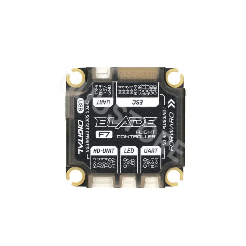 RushFPV RUSH BLADE F722 V2 아날로그 디지털 FC 60A 96K 슈퍼 128K 익스 ESC 스택 30x30mm O3 에어 유닛 FPV 레이싱 드론용