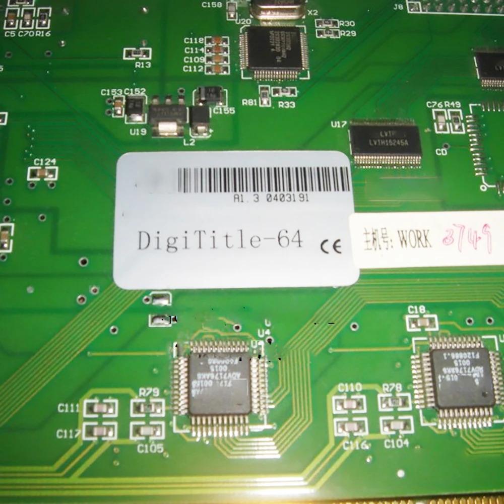 GDAYAN DigiTitle-64 디지털 듀얼 채널 자막 이미지 카드
