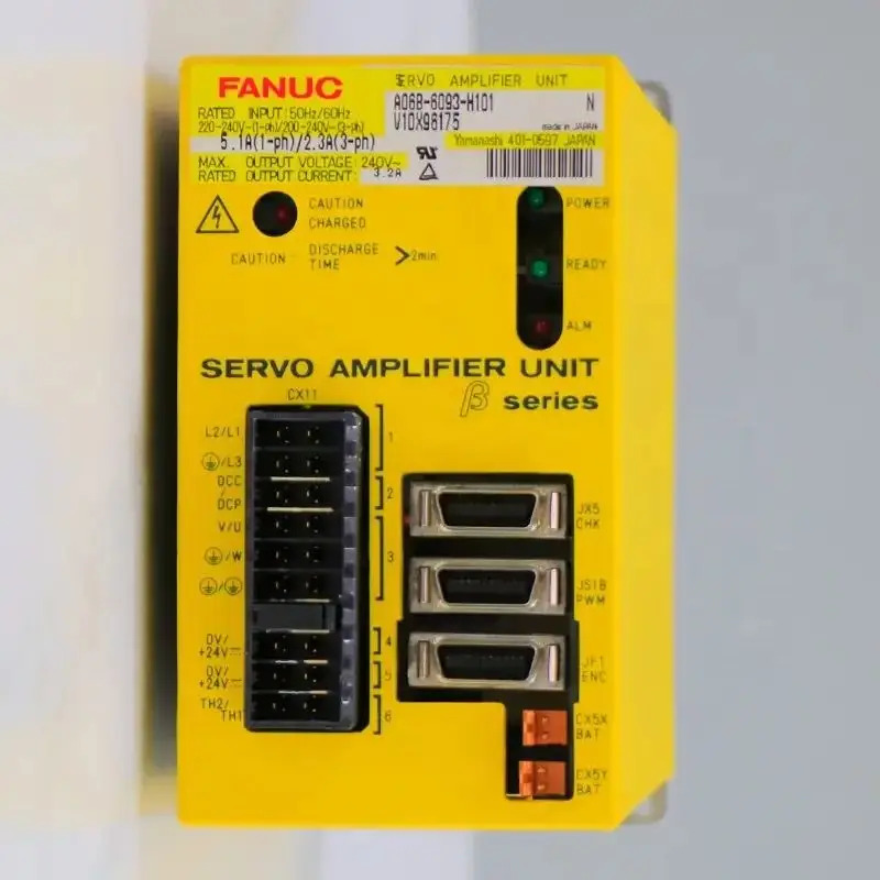 A06B-6093-H101 FANUC 서보 증폭기 제어 드라이브 컨트롤러 모듈 장치 12개월 A06B 6093 H101