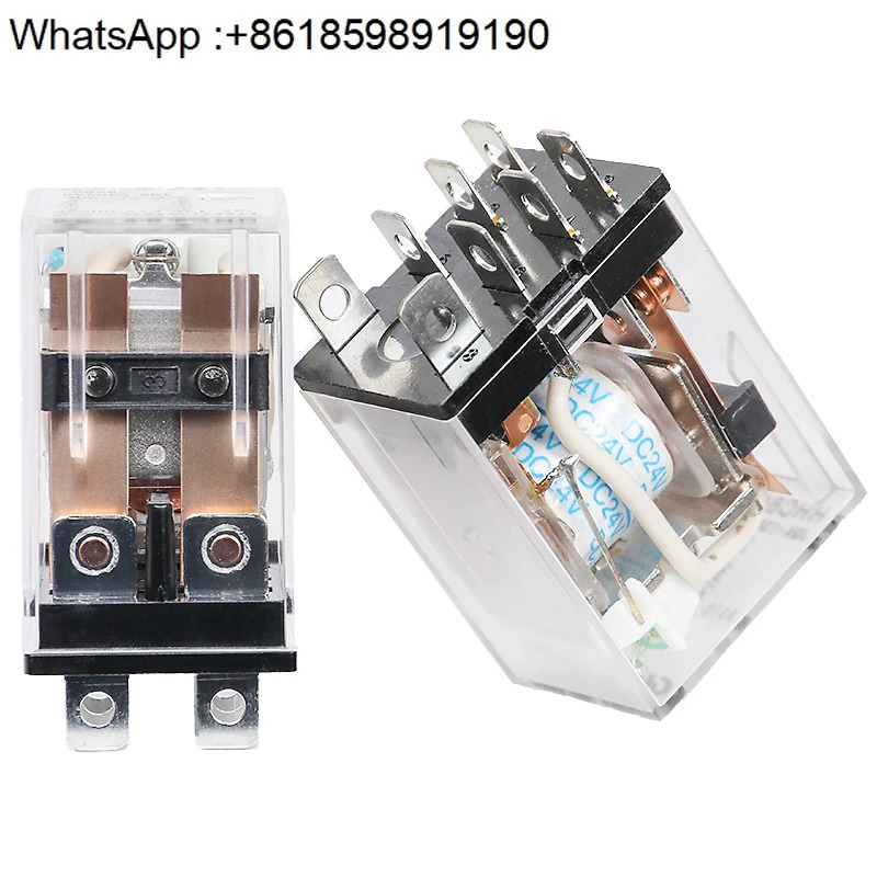 중릴레이 HHC68A 2Z JQX 13F-2Z HH62P LY2 220V AC 24V 12V