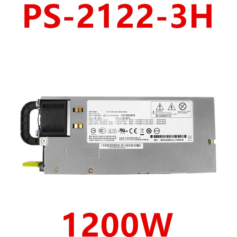 화웨이호환 X6000 RH1288V2 2288V2 1200W 전원공급장치 PS-2122-3H새 원본 PSU 02131348