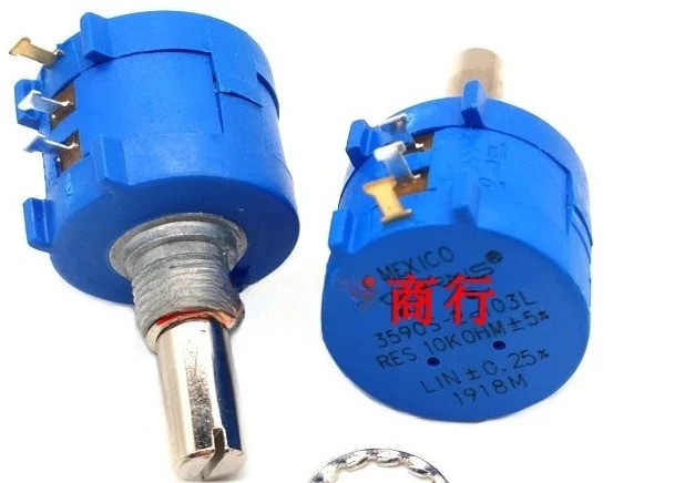 3590S-2-103L/203L/503L 와이어 권선 멀티 코일 10K20K50K 정밀 조정 저항기