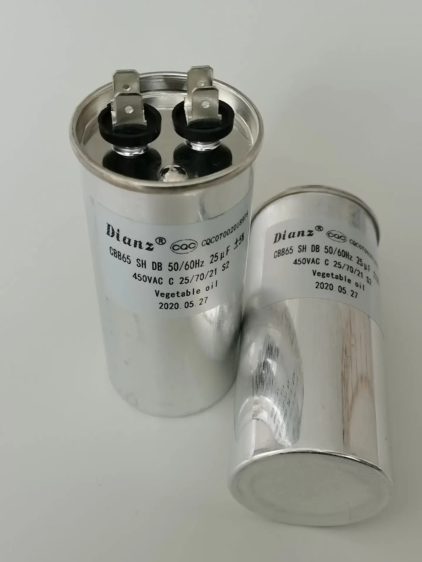 DIANZ CBB65 SH DB 20/25/30/35/40/50UF V 450V 이삽입 플랫 바닥 커패시터