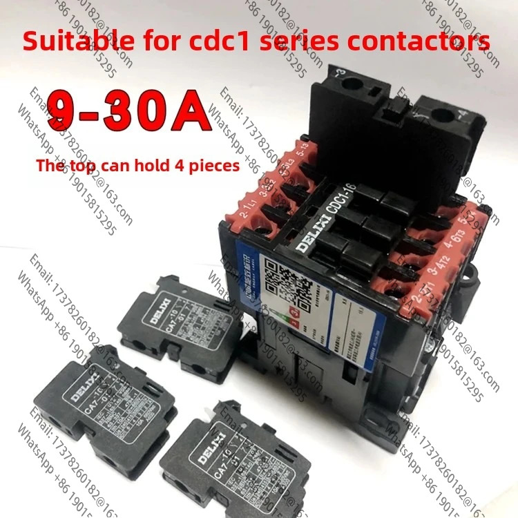 4pcs AC 접촉기 보조 접점 CA7-10 CDC1 NC3 CJX8 상시 개방 F7