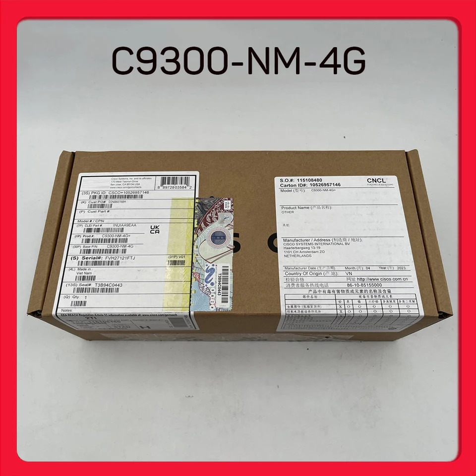 시스코 9300 시리즈 스위치확장 모듈 C9300-NM-4G 2Q 8X 4M