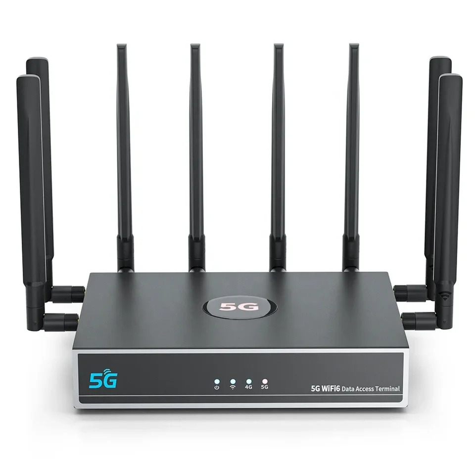 SIM 카드 슬롯 5G 와이파이 무선 라우터 CPE 6 외부 안테나 신