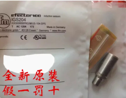 IFM 스위치 IGS204 IGB3008BBPKG/M/US-104-DPS T AC 1204 172 Made IN Germany 원본