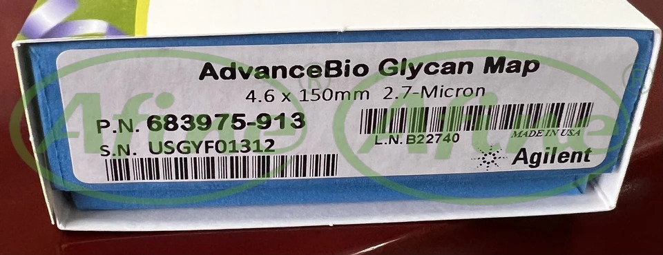 AFINE Agilent 683975-913 AdvanceBio 글리칸 매핑 컬럼 120 A 4.6x150mm 2.7 m