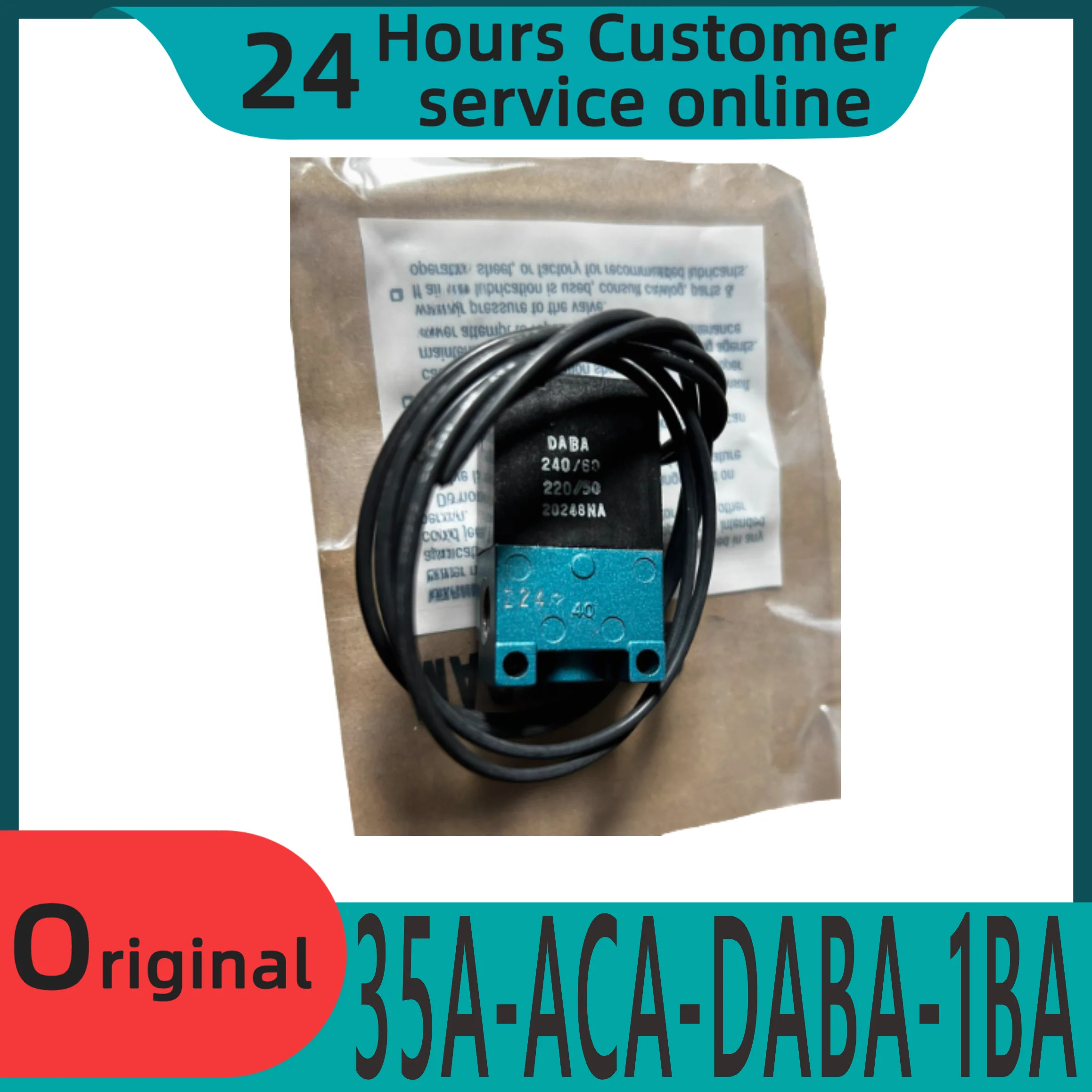 오리지널 솔레노이드 밸브 35A-ACA-DABA-1BA 220V