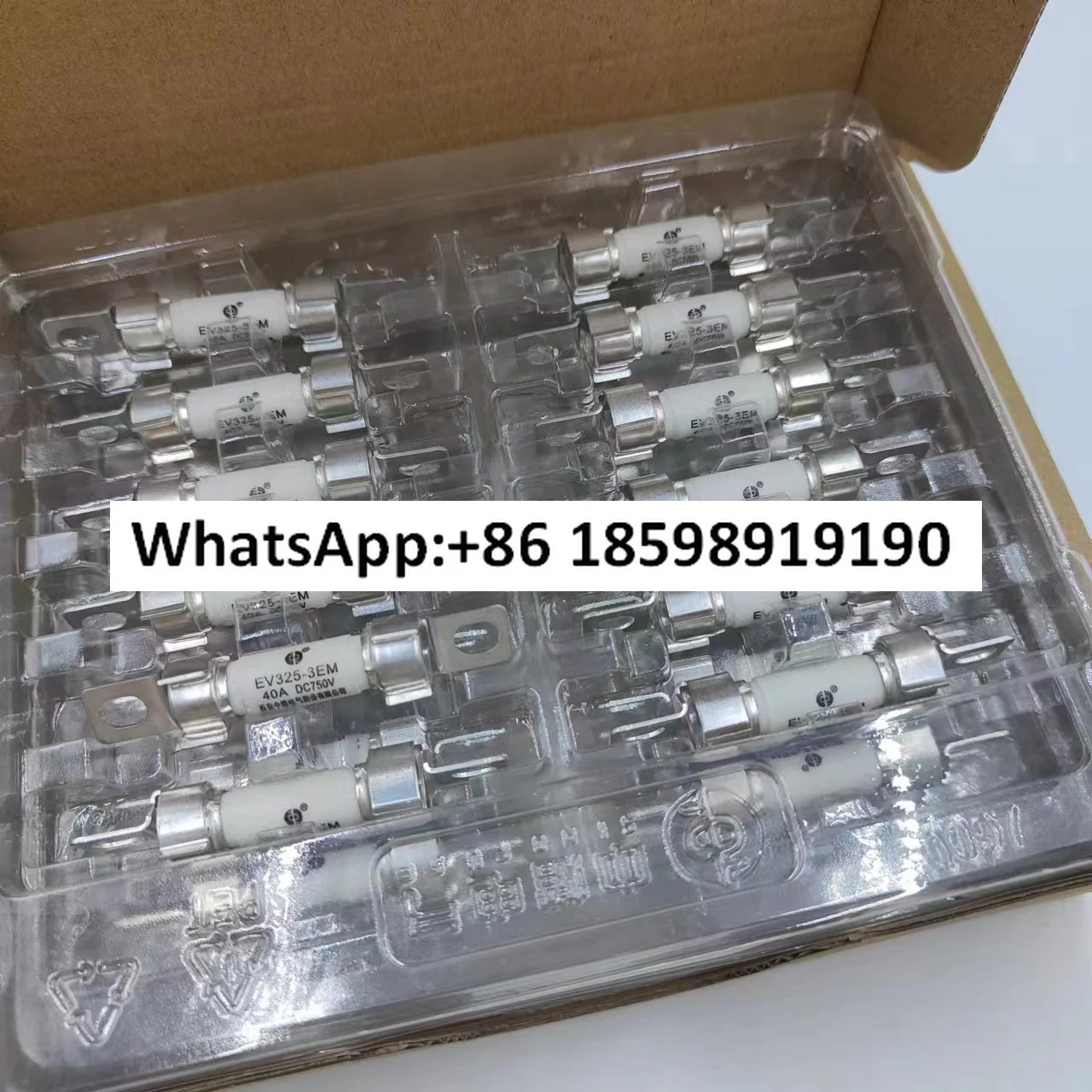 퓨즈 EV325-3EM 20A40A DC750VgR 미드 볼트 자동차 튜브