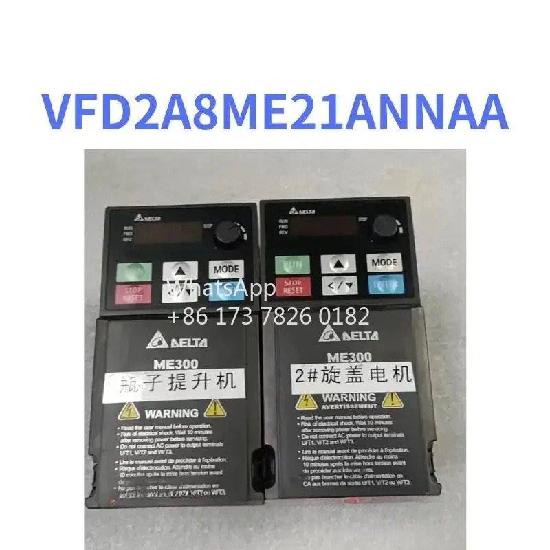 VFD2A8ME21ANNAA 리퍼된 인버터 0.4kW 리퍼 기능 OK