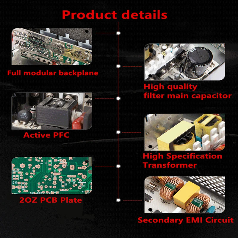 골든 필드 G6 PC PSU 정격 600W 피크 700W 전원공급장치 EPS600ELA80 신
