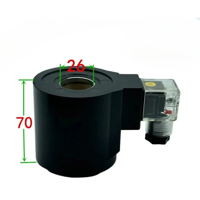전자기 밸브 코일 내부 구멍 26MM 높이 70 제어 AC220V24V