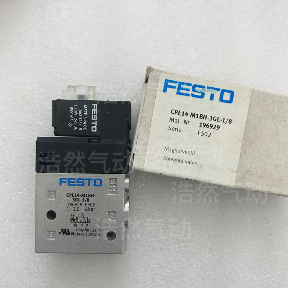 FESTO Festo 솔레노이드 밸브 MFH-5 3G-3 8-B 19707 포장