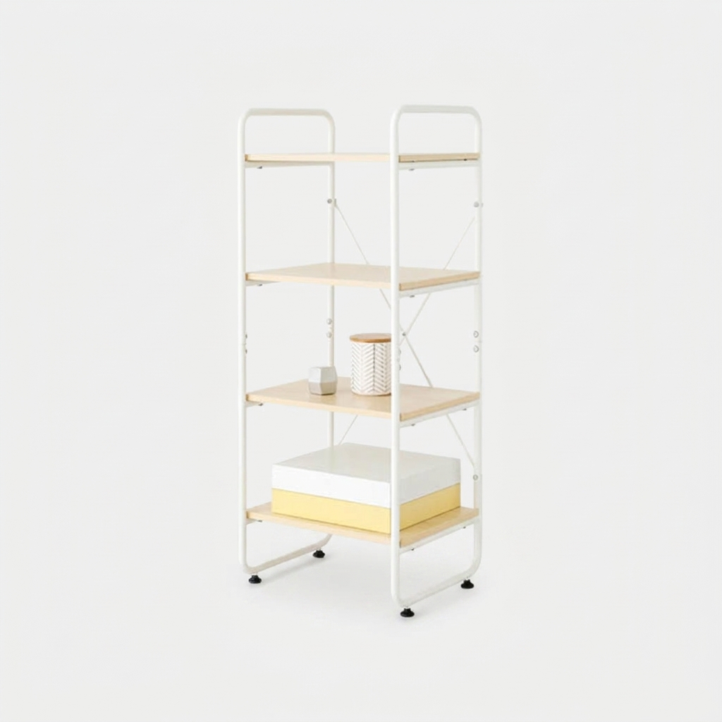 OLLSON 선반 400 400mmx325mm980mm, 4단, 화이트 2681.8990 - 상세 이미지 4