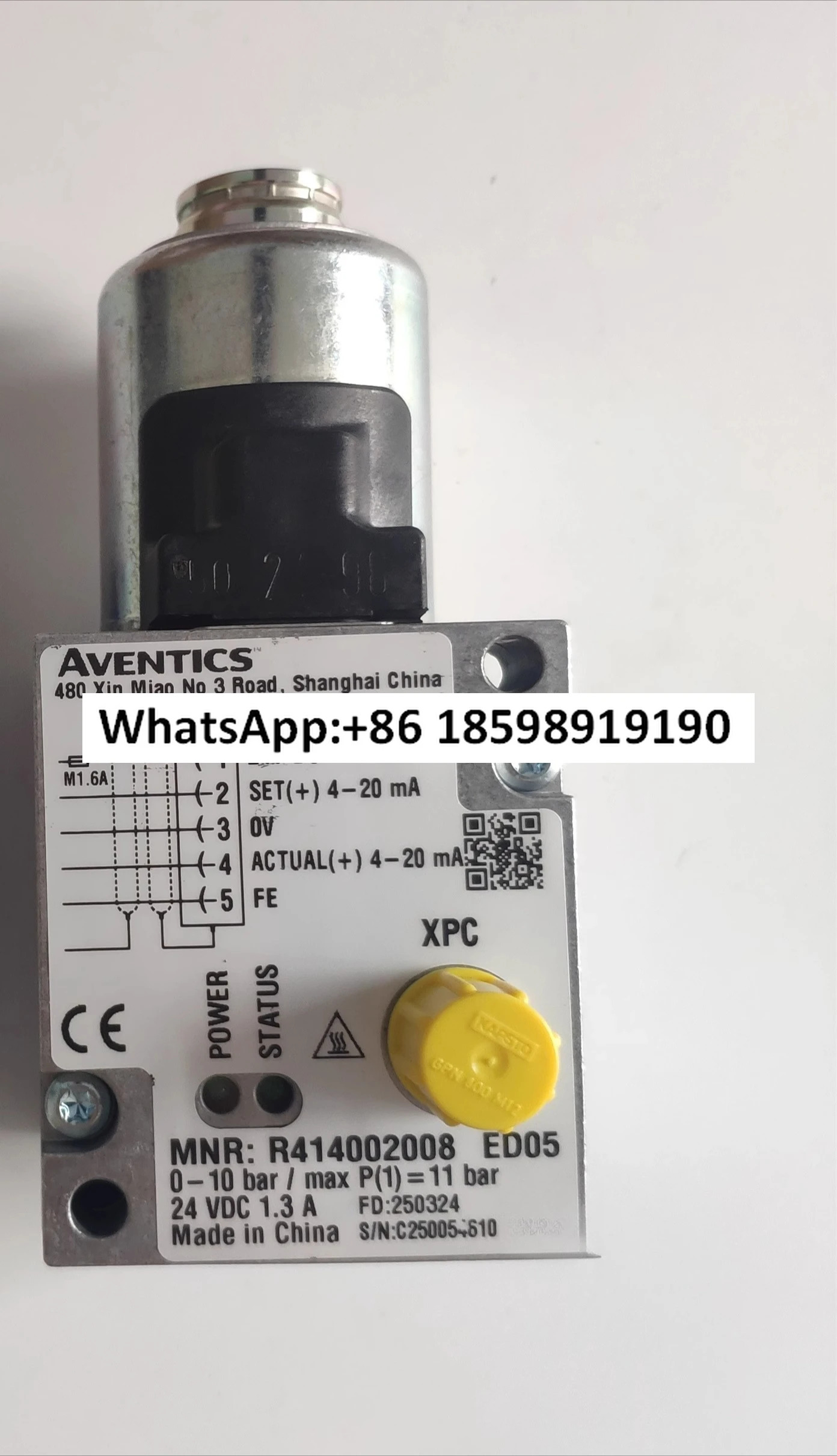 독일 ED05 압력 조절 밸브 R414002009 R414002008 5610141310