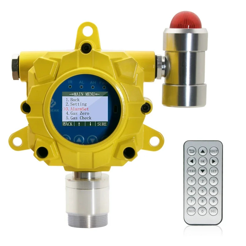 고정밀 고정 감지기 독성 H2S 누출 모니터