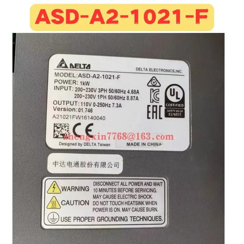 리퍼 서보 드라이브 ASD-A2-1021-F ASD A2 1021 F 정상 기능 완료