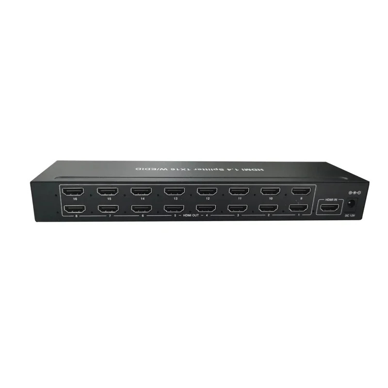 HDMI 호환 비디오 스플리터 월 프로세서 스위처 16 포트 4K 1x8 1