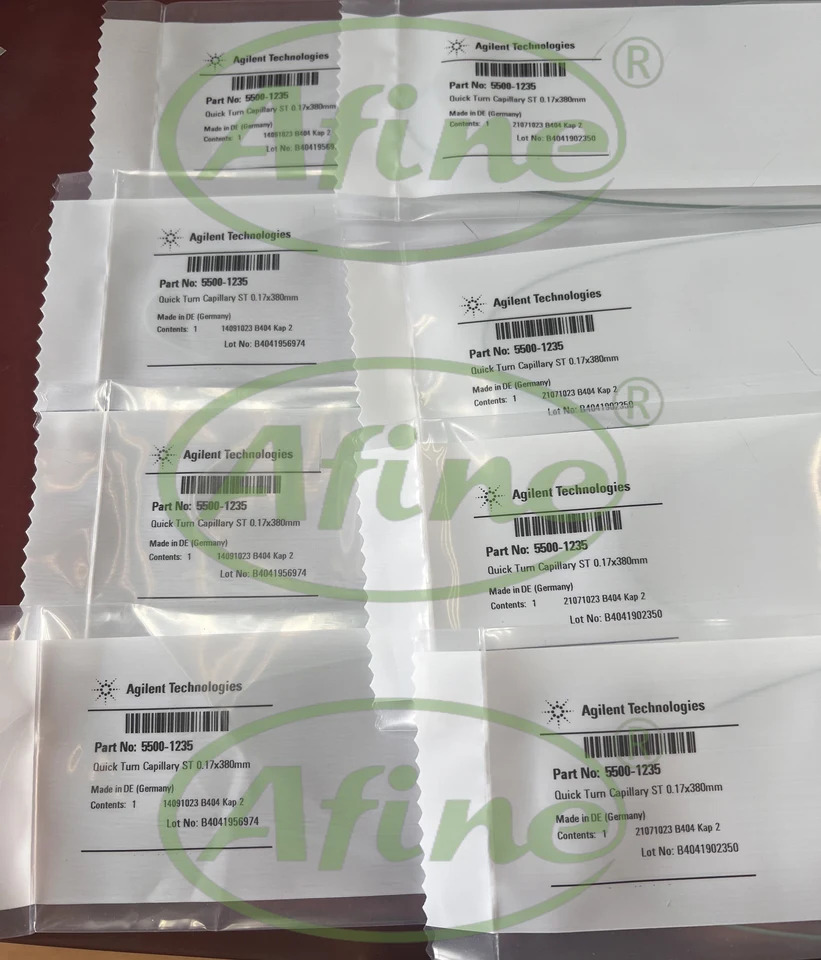 AFINE Agilent 퀵 턴 SS 모세관 5500-1197 0.17x500mm 5500-1235 0.17x380mm 5500-1192 0.12x500mm